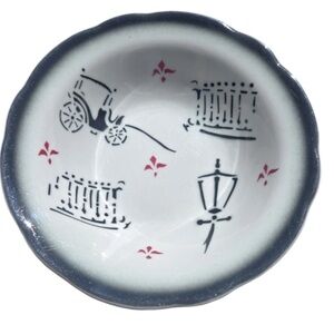 1950s Wellsville Cosmopolitan China Fruit Saucer - Small Bowl,  Pattern Restaura